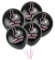 Luftballon Set Junggesellinnenabschied | Penis-Ballon Deko JGA | Heiraten Dekoration | Mr. Mrs | Penisballon | Braut | for ever | schwarze Ballons | Latexballon | Party | Partyballon