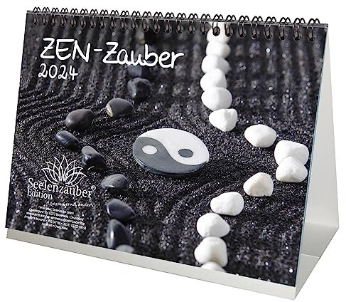 ZEN - Zauber DIN A5 Tischkalender für 2024 Feng Shui Yoga Entspannung - Seelenzauber