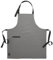 Encasa XO Verstellbare Küchen Schürze mit Taschen und Handtuchhalter, 68x85 cm, recycelte Baumwolle, für Zuhause, Restaurant, Männer & Frauen, Kochen, Backen - Grau