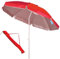 KOKOBOX 200CM Sonnenschirm Strand Windfest Stabil Sonnenschirme für Garten draußen Balkon Terrasse Sonnenschirm Strand - Rot