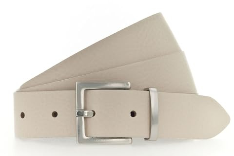 Vanzetti Leder Gürtel 30mm Slim Belt W95 Cream creme