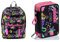 Seven Zaino Scuola Extra Fit, Nero Fantasia, Iridescent, Zaino Doppio Scomparto Super Capiente & Astuccio Scuola 3 Zip, Nero Fucsia, Iridescent