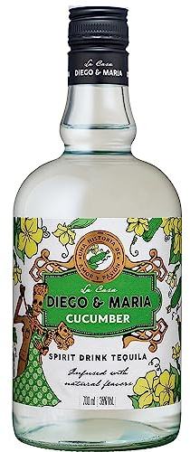 Tequila mit Cucumber Agaven Spirituose La Casa Diego und Maria Mexiko 700ml-Flasche