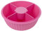 Yumbox Poke Bowl, Leakproof Salad Bowl with lid, Removable 4-Section Divider, 4.2 Cups Volume, Easy-Open Triple Latches; Removable and Built-in toppings Cup, bento Lunch (Guava Pink)