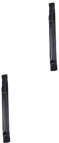 BESTonZON 2piezas Funda De Cuero para Lápiz Óptico Estuche Protector contra Rayones para Tabletas y Dispositivos Táctiles Bolsa Portátil y Ligera para Stylus Negro