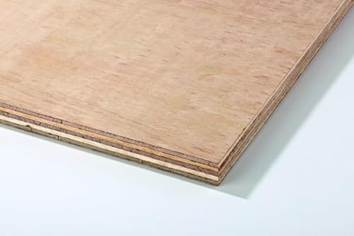 STRUCTURAL HARDWOOD PLYWOOD WBP Board - Hardwood Ply Sheets 12mm (1, 915mm x 610mm, 3 ft x 2 ft)