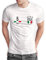 Italien T-Shirt „EM 2024“ Fußball Europameisterschaft Italia Shirt Herren Damen Unisex - personalisiert mit Zahl & Namen - Fanartikel Fan-Outfit Trikot, Weiß, Gr. L