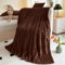 WONGS BEDDING Kuscheldecke Bubble Decke Kaffee Kuscheldecke Flauschig Wolldecke 150x200cm, Bubble Fleece Decke Wohndecke for Bett Sofa Büro Tagesdecke alle Jahreszeiten Verwenden