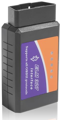 Flaconi Diagnostica Auto,Obd2 Auto Diagnostica,ELM327 per Diagnosi Auto OBD,Obd2 Auto Diagnostica Italiano,Lettore obd2 Auto Diagnostica,per Auto compatibile con dispositivi iOS Android Windows