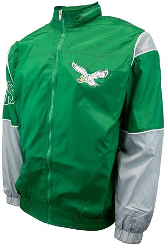 Mitchell & Ness NFL Authentic Sideline Jacke - Philadelphia Eagles, L