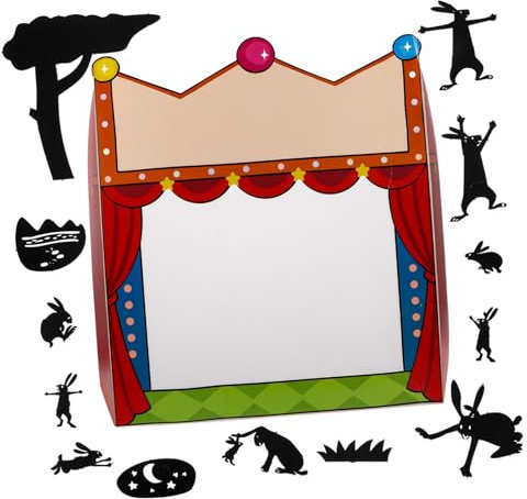 KICHOUSE Werkzeug: 1 Set Schattenpuppen Kit Geschichtenerzählspielzeug für Kinder Bastelspaß