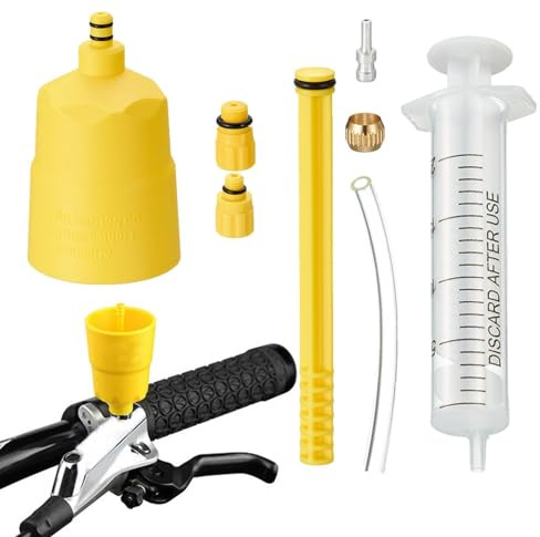 Entlüftungsset Für Hydraulische – Werkzeug Zum Entlüften Von Fahrradbremsen, Komplettes Bremsenwartungsset | 20-ml-Ölfüllwerkzeug, Entlüftungsset, Fahrrad-Reparaturset, Langlebiges