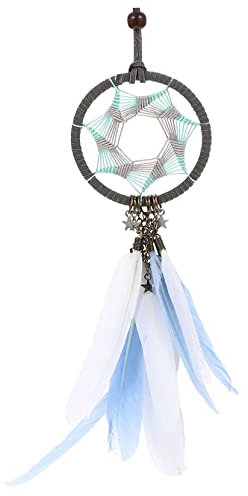 Cabilock Vintage Mini Dreamcatcher Plume Handwerk Wohnkultur Für Schlafzimmer Auto Ornament