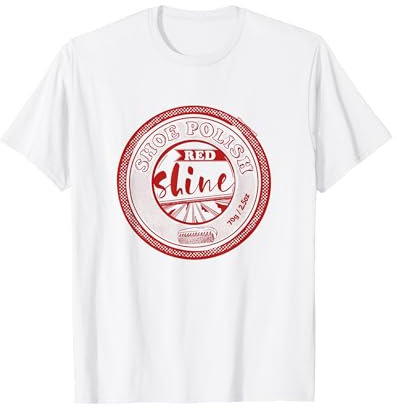 Rot Schuhcreme Lederglanz T-Shirt