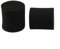 Lot de 2 bouchons en mousse pour haut-parleur conçus pour améliorer votre expérience audio (80 x 80 mm)