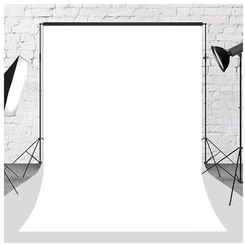 YGMNQAL Fondos para fotografia Fondo de Vinilo Blanco sólido for fotografía, Retrato, Arte, Producto, vídeo, Photozone, telón de Fondo for Estudio fotográfico(Vinyl 150X150cm)