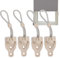 Lot de 4 sangles de fixation robustes pour store - Sangles renforcées pour balcon, jardin, piscine, camping, auvent, sport, pique-nique