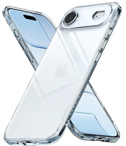 Ringke for iPhone Air Case, Fusion (Clear) | Slim & Transparent, Shockproof Bumper, Scratch-Resistant Back, Individual Camera Cutouts