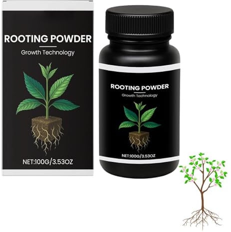 Bewurzelungspulver,Bewurzelungspulver für stecklinge,100g Wurzelaktivator,Bonsai Dünger,Rooting Powder,Starke Wurzelbildung für Stecklinge und Jungpflanzen - Indoor & Outdoor