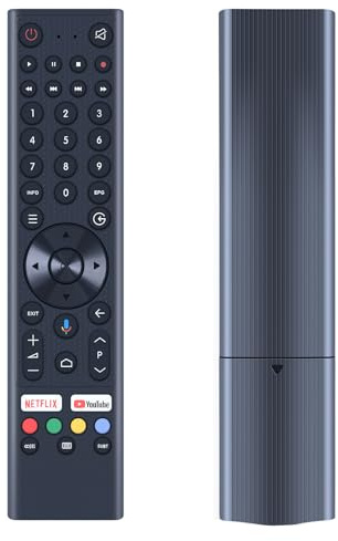 WKOLF Telecomando di ricambio HR46A STT001 compatibile con CHIQ Smart Tech TV RM-C3414 30604611 CXHUN004 EC43S1A EC50S1A EC55S1A EC65E1UA EC75E1UA ES50S1A BLAUPUNKT BA32H41414 2LEB (nessuna voce)