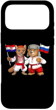 Hülle für iPhone 17 Pro Max Kroatien Russland Flagge Kroatische Wurzeln Russisches