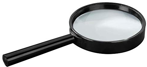 Hama 005438 Lupe Multifunktionsgerät groß 75 mm, schwarz