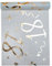 Santex Tischläufer, Weiß/Gold, 18 Jahre, 30 cm x 5 m, dekorativer Banner-Tischläufer aus Stoff