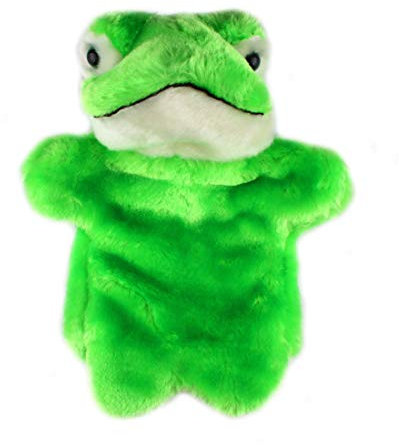 Larcele Niedlichen Plüsch Handpuppe weichen Stofftier Spielzeug (SO-30 Frosch)