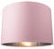 Contemporary and Chic Soft Pink Cotton 12 Table or Pendant Circular Drum Lamp Shade with Shiny Silver Inner - 60watt Maximum by Happy Homewares