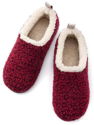 RockDove Damen Nomad Hausschuh mit Rückstellschaum, 42/43 EU, Rot