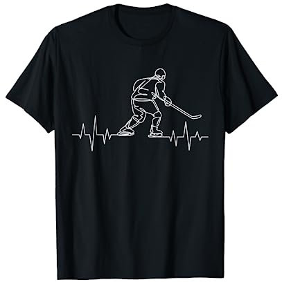 Eishockey Herzschlag Hockey Spieler Mannschaft Geschenk T-Shirt