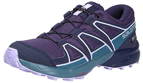 Salomon Speedcross Climasalomon Waterproof Kinder Outdoor-Schuhe, Präzise Passform, Grip, Praktischer Komfort, Grape, 33