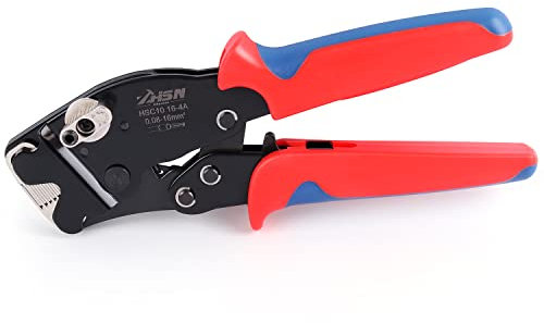 Zhushan Aderendhülsen-Crimpzange, 16–4 A Frontlader-Crimper von 30–5 AWG (0,08–16 mm²) für Drahtendhülsen und Drahtendklemme