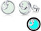 Damen Leuchtende Ohrstecker 925 Sterling Silber Stern Ohrringe Klein Nachtleuchtende Muttertags Weihnachts für Mädchen Frauen Kinder Mama Freundin Tochter
