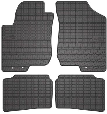 OMAC Gummi Fußmatten kompatibel mit Kia Ceed 2007-2012 Automatten Gummi Schwarz 4tlg