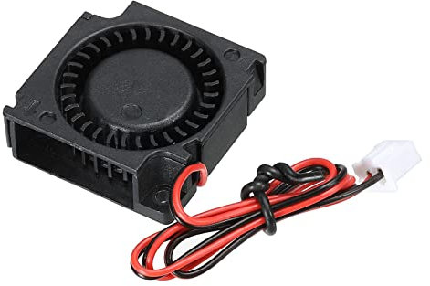 sourcing map DC Brushless Cooling Blower Fan Cooler 3010 30x30x10mm Turbine Turbo Dual Ball Bearing Centrifugal Flow Blower DC24V 2 Pin for 3D Printer
