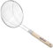 Signamio 16 Inch Stainless Steel Deep Fry Net Spoon Oil Strainer for Kitchen - Frying Spoon for Puri & Poori Strainer Kitchen Utensil for Frying, Cooking & Straining Tool Wood Handle