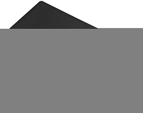 PATIKIL 4 x2 Eloxiertes Aluminium Laser graviert Mount Metallplatte, 5 Pack selbstklebende Zeichen personalisierte benutzerdefinierte Blanko-Platte für DIY-Laserdruck, schwarz