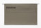Eastlight Foolscap Suspension Files with Tabs and Inserts for Filing Cabinets, Made in UK, Recycled Manilla, Pack of 50