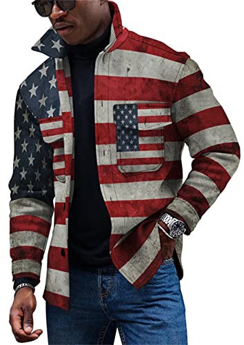 KONG JIMFAN Ünne Jacke Herren Ärmellose Jacke Trachtenhemd Weiss Herren Übergangsjacke Hochzeitsanzug Kochjacke Herren Herren Jacke Weiße Jacke Herren Lederhemd Herren Winter Jacken(Vermilion,L)
