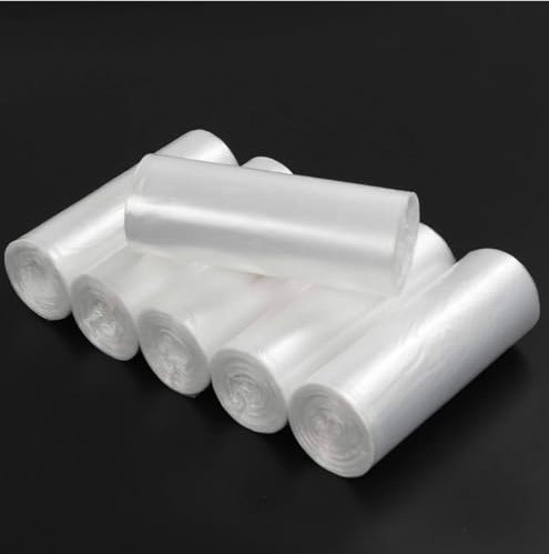 Bin Bags Clear Heavy Duty Wheelie Liners Refuse Sacks UK for Home Office Pet Bathroom, Made Strong Large Bags - Size options Available (35 Litres - 15 Count)