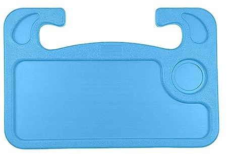 Imtrub 2 in 1 Car Steering Wheel Desk - Car Tray for Eating, Food Table for Car with Drinks Holder, Steering Wheel Tray for Constant Travelers, Fits Most Vehicles Steering Wheels