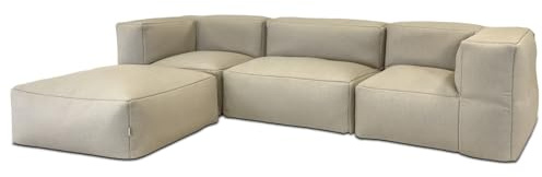 osoltus Premium Modular Lounge Linnea 4tlg. Axroma Olefin Taupe beige