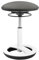 TOPSTAR Sitness Bob höhenverstellbarer Bürohocker, ergonomischer Arbeitshocker, drehbarer Sitzhocker, für gesundes Sitzen, gegen Rückenschmerzen Sitzhöhe von 44-57 cm, hellgrau
