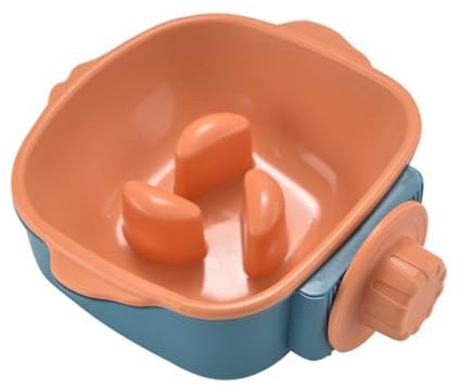 ORFOFE Detachable Dog Crate Bowl Slow Feeding Water Bowl for Puppies Lightweight PP Material Hanging Design for Easy Use and Cleaning
