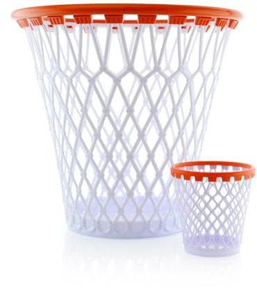 Cool Box Poubelle Basket Lovers - Lavable, Resitente - Recyclable - Idéal pour décorer votre chambre et transformer vos loisirs en terrain de basket-ball (Pack poubelle + porte-crayon)