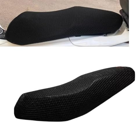 HTRHHNF Für Piaggio Medley 125 Medley125 150 Motorrad 3D Atmungsaktive Schutz Kissen Sitz Abdeckung Nylon Stoff Sattel Sitz Abdeckung