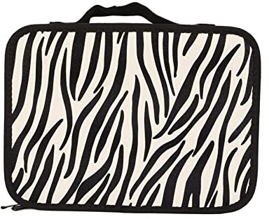 Qukaim Tragbare Friseurtasche, Friseur-Handtasche, große Kapazität, Leder, Make-up-Werkzeugtasche für Haarschneidemaschine