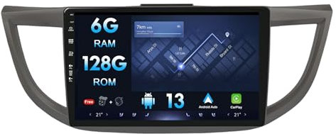 MISONDA 6G+128G Octa Core Double Din Car Stereo GPS For Honda CRV 2012-2016-10inch IPS-Built in Carplay DSP WIFI RDS SWC Mirror Link Head Unit