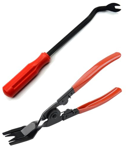 NJCXOLA Nietzange aus Kunststoff, Türverkleidung Zange zum Entfernen von Clips, Türverkleidungs Lösezange, Schnallenzange Entfernen Trim Clip Zange, Removal Panel Clip Zange Clipzange für Auto